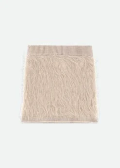 Melody Fluffy Knitted Skirt Sand 11 Melody Fluffy Knitted Skirt Sand -Angels Face Negozio Melody Skirt Sand Back
