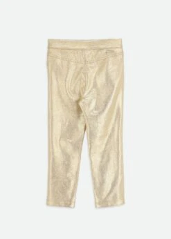 Merrylegs Metallic Jeggings Gold 9 Merrylegs Metallic Jeggings Gold -Angels Face Negozio Merry Leggings Gold Back