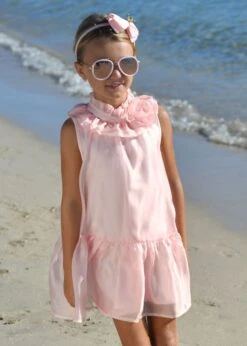 Mila Rose Detail Dress Pale Pink 8 Mila Rose Detail Dress Pale Pink -Angels Face Negozio Mila Dress Pale Pink Campaign