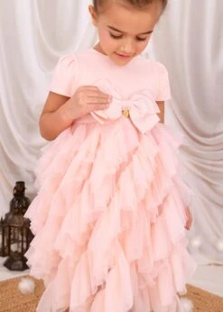 Mille Feuille Dress Peach -Angels Face Negozio Mille Feuille Dress Peach Lifestyle 2