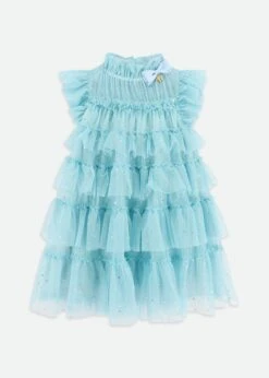 Mitzi Sparkle Dress Porcelain Blue