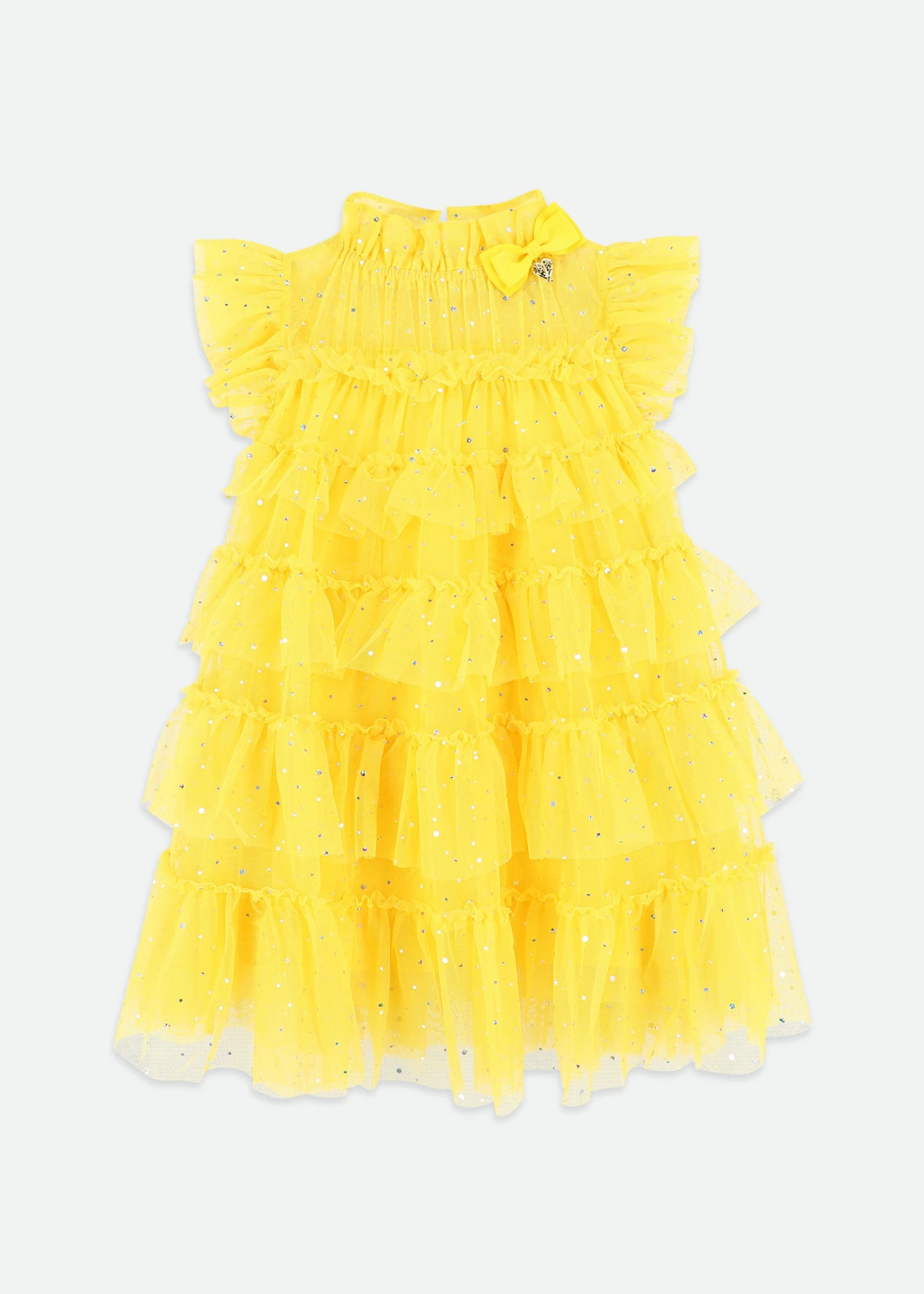 Mitzi Sparkle Tiered Dress Dandelion 3 Mitzi Sparkle Tiered Dress Dandelion