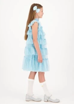 Mitzi Sparkle Dress Porcelain Blue -Angels Face Negozio Mitzi Dress Porcelain Blue Lifestyle 1