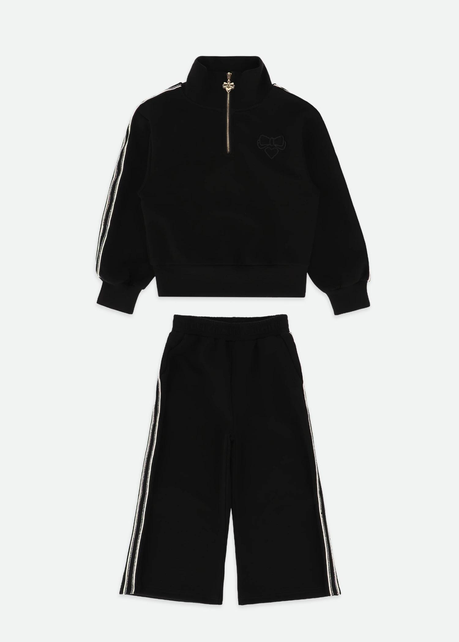 Molly Half Zip And Jogger Set Black 3 Molly Half Zip And Jogger Set Black