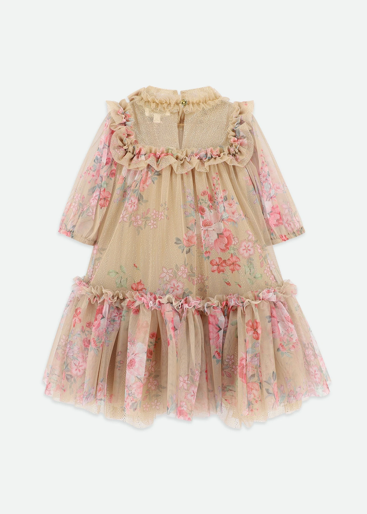 Myrtisa Flower Tulle Dress Sand 8 Myrtisa Flower Tulle Dress Sand - immagine 6