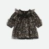 Nadiya Baby Leopard Dress Black -Angels Face Negozio Nadiya Baby Dress Leopard Front