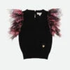 Nakita Kew Knitted Top Black -Angels Face Negozio Nakita Top Black Front