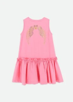 Navigator Printed Wings Dress Begonia Pink 11 Navigator Printed Wings Dress Begonia Pink -Angels Face Negozio Navigator Dress Begonia Back