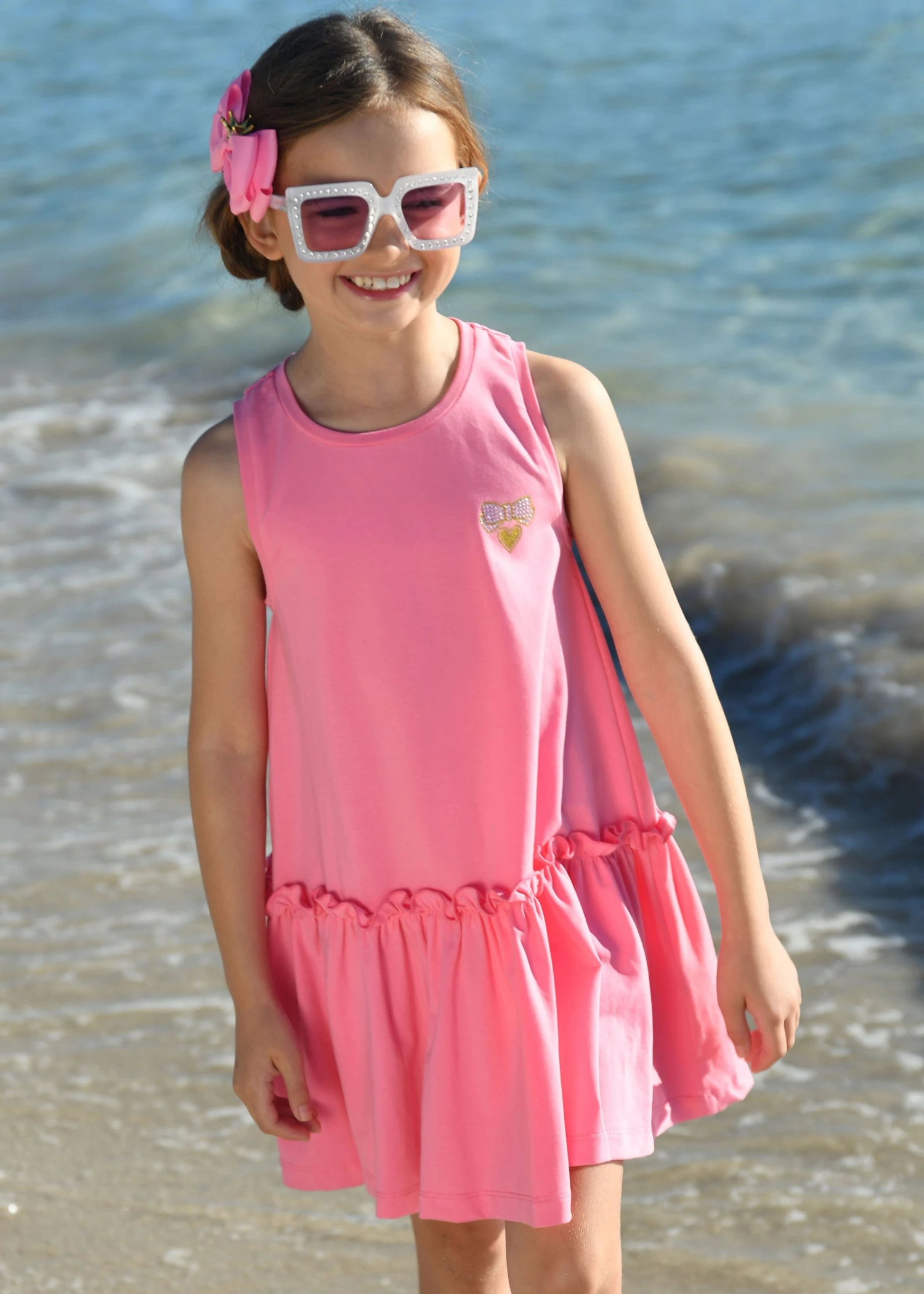 Navigator Printed Wings Dress Begonia Pink 4 Navigator Printed Wings Dress Begonia Pink - immagine 2