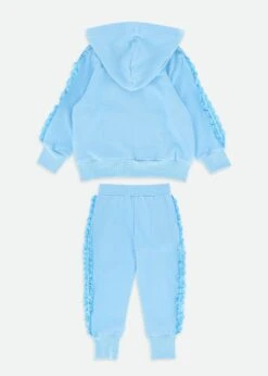 Nerys Satin Trim Tracksuit Baby Blue -Angels Face Negozio Nerys Tracksuit Blue Back