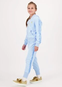 Nerys Satin Trim Tracksuit Baby Blue -Angels Face Negozio Nerys Tracksuit Blue Lifestyle