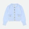 Nicolette Cardigan Pale Blue -Angels Face Negozio Nicolette Cardigan Blue Front 4bed7f9c f1a5 4efa 8d59 a721844e5e1a