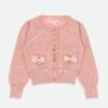 Nicolette Metallic Cardigan Blush 2 Nicolette Metallic Cardigan Blush -Angels Face Negozio Nicolette Cardigan Blush Front