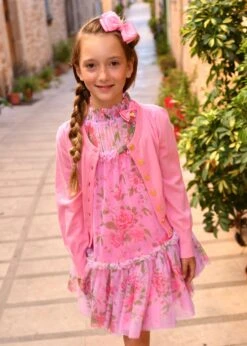 Nicolette Cardigan Begonia Pink -Angels Face Negozio Nicolette Cardigan Begonia Pink Campaign