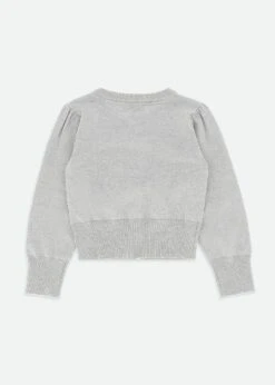 Nikki Metallic Cardigan Silver 11 Nikki Metallic Cardigan Silver -Angels Face Negozio Nikki Cardi Silver Back