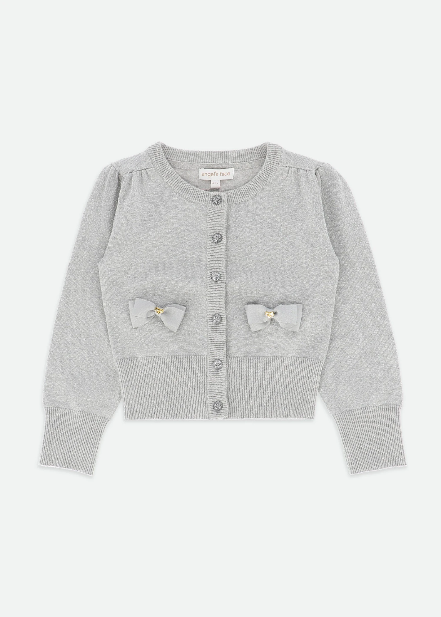 Nikki Metallic Cardigan Silver 3 Nikki Metallic Cardigan Silver