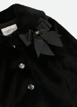 Nola Fur Jacket Black 12 Nola Fur Jacket Black -Angels Face Negozio Nola Jacket Black Detail