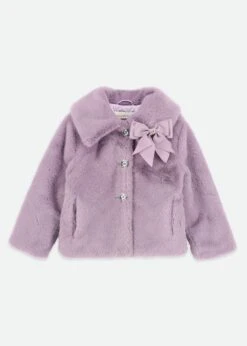 Nola Fur Jacket Lilac
