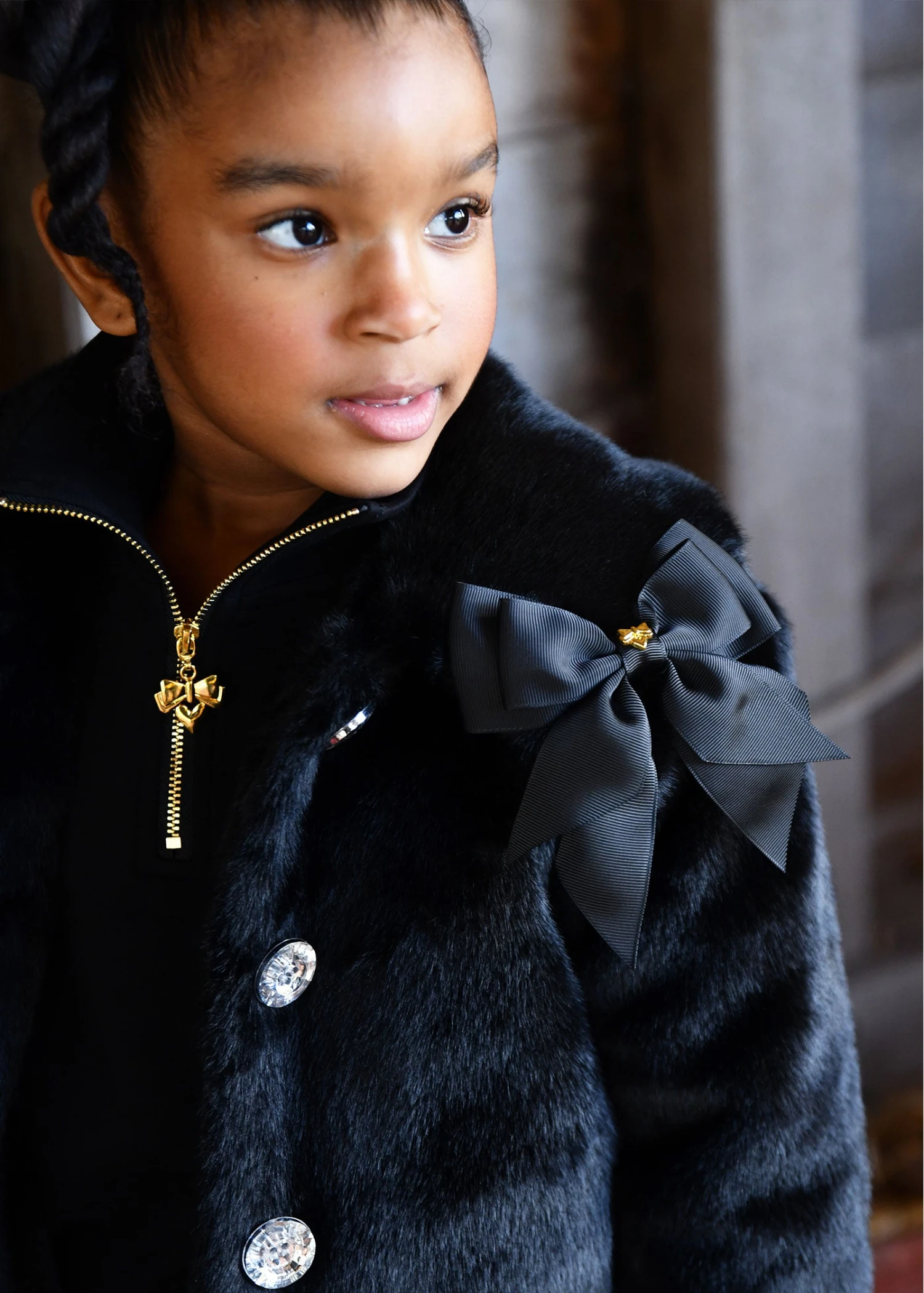 Nola Fur Jacket Black 6 Nola Fur Jacket Black - immagine 4