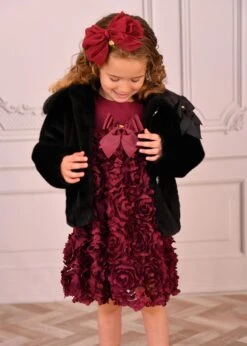 Nola Fur Jacket Black 10 Nola Fur Jacket Black -Angels Face Negozio Nola Jacket Black Lifestyle 2