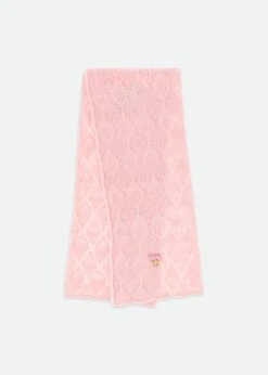 Nottingham Knit Scarf Pink -Angels Face Negozio Nottingham Scarf Pink 1