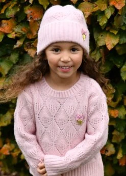Nottingham Knit Jumper Pink -Angels Face Negozio Nottingham Jumper Pink Campaign 1
