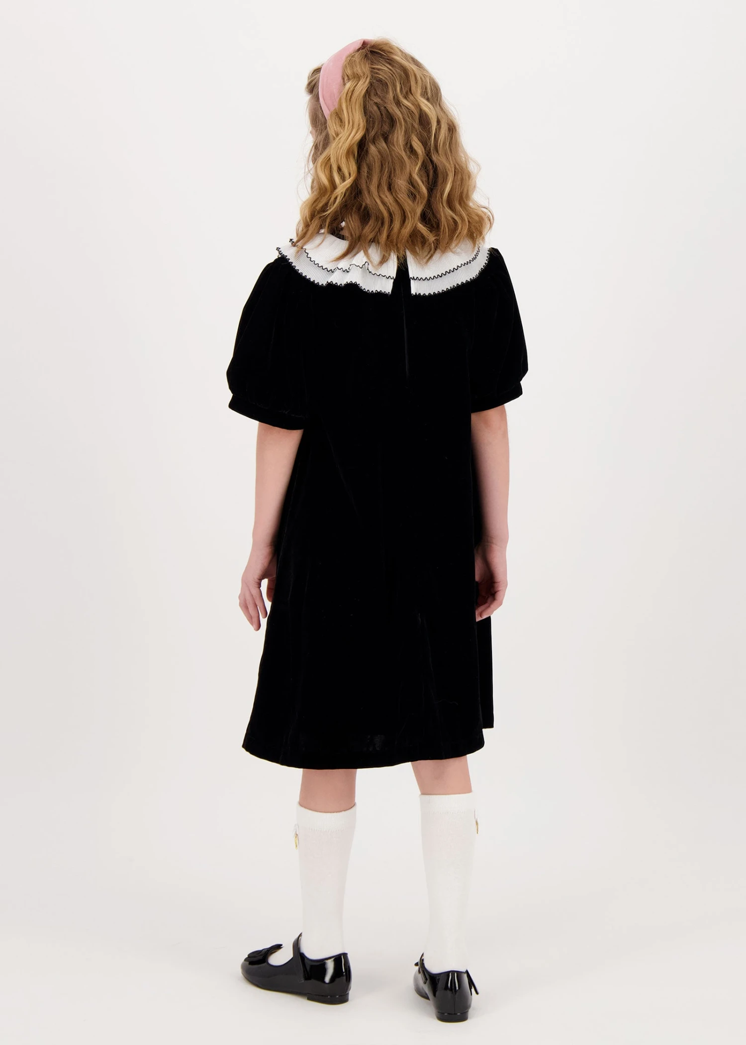 Oprah Velvet Dress Black 7 Oprah Velvet Dress Black - immagine 5