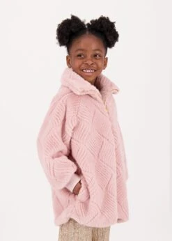 Oscars Fur Weave Jacket Tea Rose -Angels Face Negozio Oscars.Weave Jacket Tea Rose Lifestyle 1