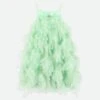 Palma 3D Tulle And Sequin Dress Mint -Angels Face Negozio Palma Dress Mint Front