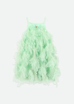 Palma 3D Tulle And Sequin Dress Mint