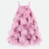 Palma 3D Tulle And Sequin Dress Orchid -Angels Face Negozio Palma Dress OrchidLilac Front