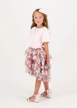 Patsy Roses Tulle Skirt Pink -Angels Face Negozio Patsy Skirt Pink Lifestyle 2