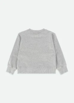 Paula Sweat With Heart Tulle Bow Grey 15 Paula Sweat With Heart Tulle Bow Grey -Angels Face Negozio Paula Sweat Grey Back