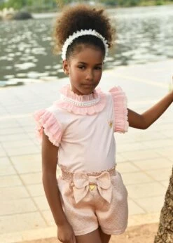 Pearlee Top Peach -Angels Face Negozio Pearlee Top Peach Campaign