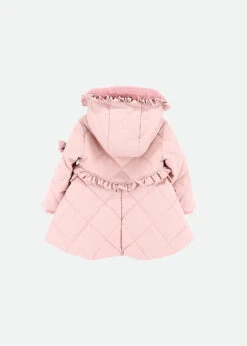 Peppa Baby Coat Tea Rose -Angels Face Negozio Peppa Baby Coat Pink Back