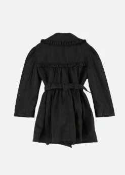 Perdey Trench Coat Black 9 Perdey Trench Coat Black -Angels Face Negozio Perdey Black Back