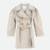 Perdey Trench Coat Champagne -Angels Face Negozio Perdey Champaigne Front