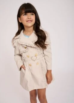 Perdey Trench Coat Champagne -Angels Face Negozio Perdey Coat Champagne Lifestyle