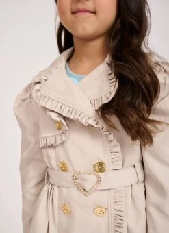 Perdey Trench Coat Champagne -Angels Face Negozio Perdey Coat Champagne Lifestyle 2