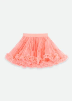 Pixie Tutu Skirt Coral -Angels Face Negozio Pixie Skirt Coral Back