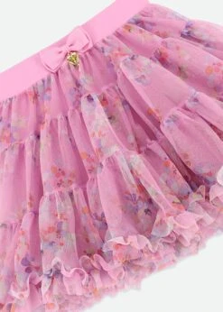 Pixie Splash Flower Tutu Skirt Orchid -Angels Face Negozio Pixie Skirt Orchid Detail