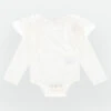 Primrose Lace Trim Babygrow Snowdrop -Angels Face Negozio Primrose Babygrow Snowdrop Front