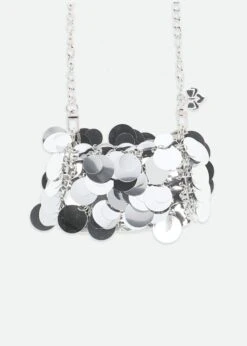 Rabaneda Sequin Bag Silver
