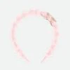 Rae Ruffle Aliceband Peach -Angels Face Negozio Rae Headband Peach Front