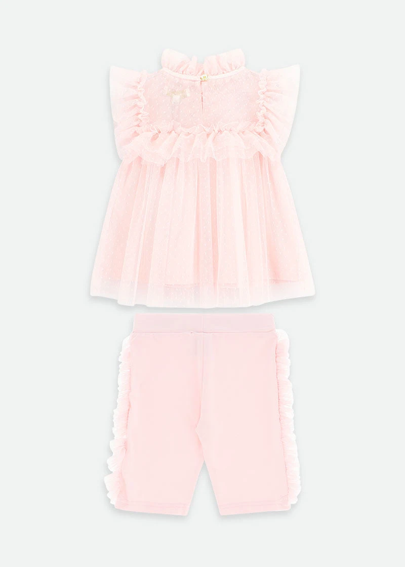 Rea Ruffle Top And Short Set Pale Pink 6 Rea Ruffle Top And Short Set Pale Pink - immagine 4