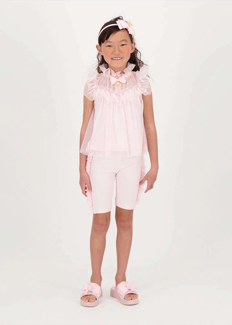Rea Ruffle Top And Short Set Pale Pink 5 Rea Ruffle Top And Short Set Pale Pink - immagine 3