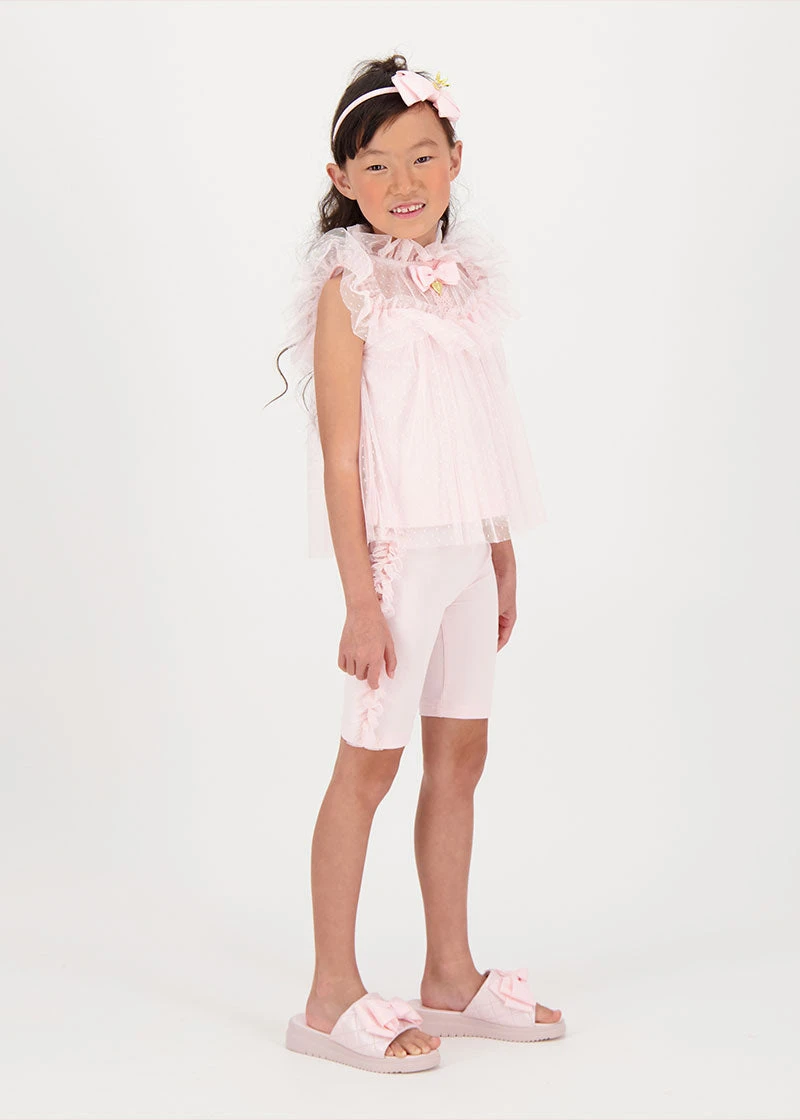 Rea Ruffle Top And Short Set Pale Pink 4 Rea Ruffle Top And Short Set Pale Pink - immagine 2