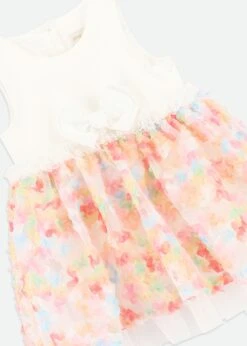 ReeRee Confetti Baby Dress Snowdrop/Multi 8 ReeRee Confetti Baby Dress Snowdrop/Multi -Angels Face Negozio Reeree BabyDress Multi Detail