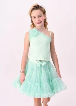 Pixie Tutu Skirt Mint -Angels Face Negozio Reese Top Mint Lifestyle