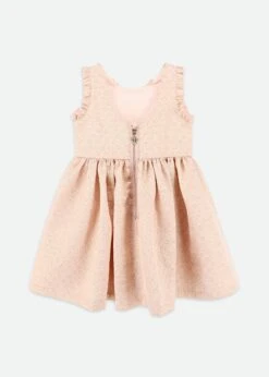 Rhiannon Jacquard Dress Rose Gold -Angels Face Negozio Rhiannon Dress Gold Back